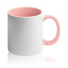 чашка с розовой заливкой для фото